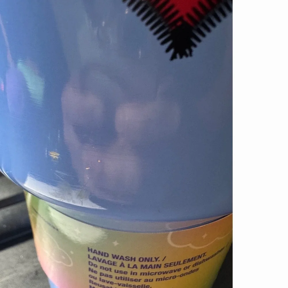 Silver Buffalo Care Bears Grumpy Bear 40oz Stainless Steel Tumbler Handle Straw